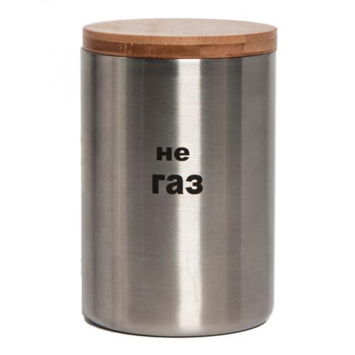 Термокружка BAMBOO с крышкой; - купить именные сувениры в Воронеже