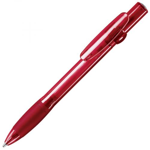 ALLEGRA LX, ручка шариковая с грипом, прозрачный красный; - купить бизнесс-сувениры в Воронеже