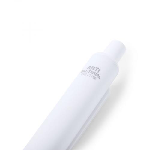 Ручка шариковая DORET со встроенным термометром, белый; - купить именные сувениры в Воронеже