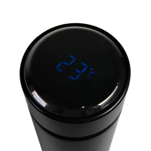 Термос THERMO с ситечком и индикатором температуры; - купить необычные подарки в Воронеже