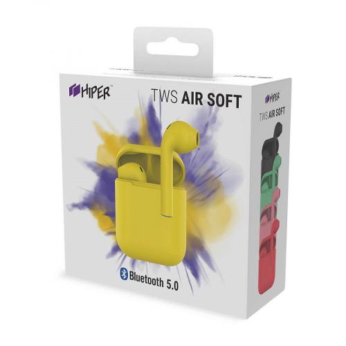 Наушники беспроводные с зарядным боксом TWS AIR SOFT; - купить подарки с логотипом в Воронеже