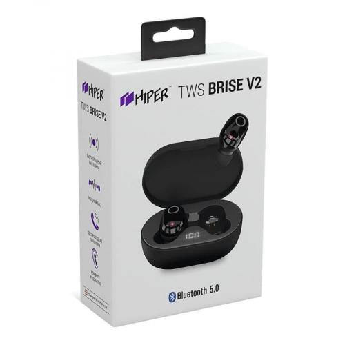Наушники беспроводные с зарядным боксом HIPER TWS BRISE V2; - купить именные сувениры в Воронеже