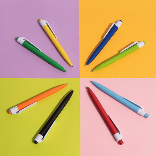 Ручка шариковая N16 soft touch; - купить именные сувениры в Воронеже