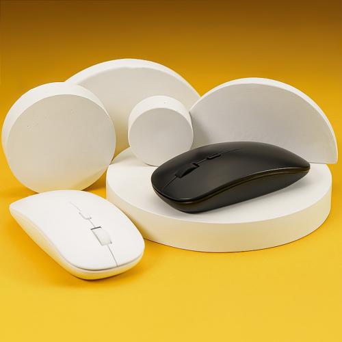 Мышь беспроводная OPTIC, белая; - купить подарки с логотипом в Воронеже