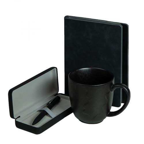 Набор подарочный AUTOGRAPH: кружка, ежедневник, ручка, футляр для ручки, стружка, коробка; - купить необычные подарки в Воронеже