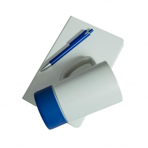 Набор подарочный ARTKITS: ежедневник, ручка, кружка с цветным дном, стружка, коробка; - купить необычные подарки в Воронеже