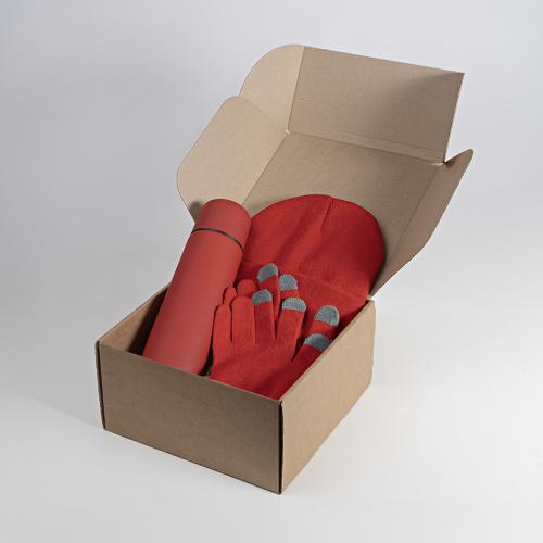 Набор подарочный GET WARM: перчатки, шапка; - купить необычные сувениры в Воронеже