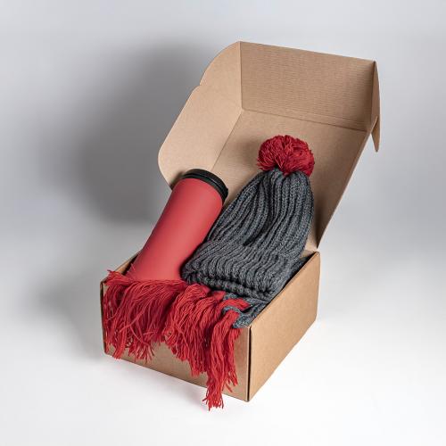 Набор подарочный COLD NIGHT: шарф и шапка; - купить необычные сувениры в Воронеже