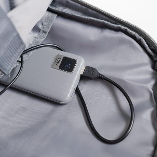 Набор подарочный POWER BEAM: рюкзак c USB портом и power bank; - купить подарки с логотипом в Воронеже