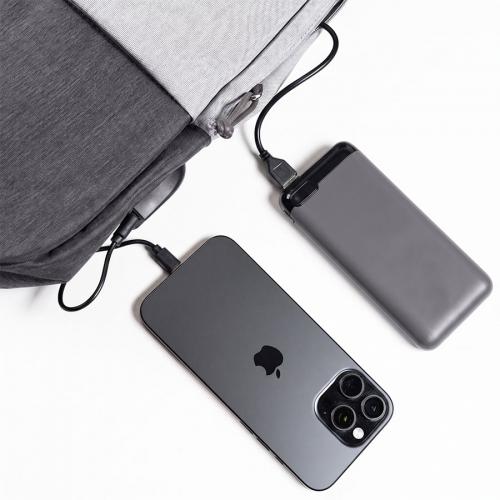 Набор подарочный POWER BEAM: рюкзак c USB портом и power bank; - купить необычные подарки в Воронеже