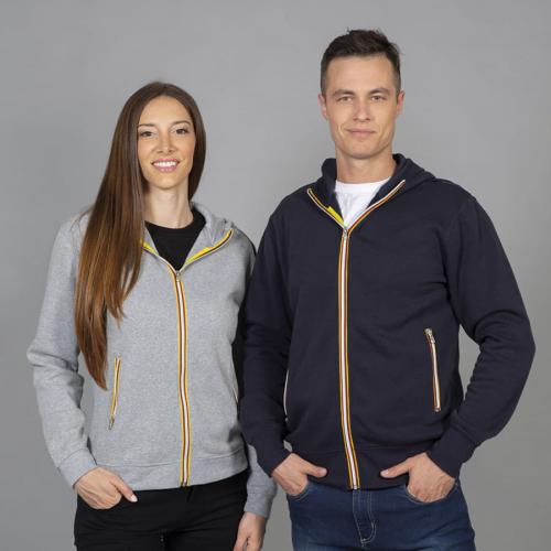 Толстовка худи на молнии с начесом LAS VEGAS MAN 280; - купить именные сувениры в Воронеже