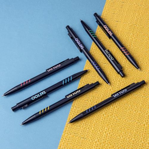 Ручка шариковая с грип-вставками TATTOO; - купить именные сувениры в Воронеже