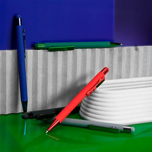 Ручка шариковая FACTOR COLOR со стилусом; - купить необычные подарки в Воронеже