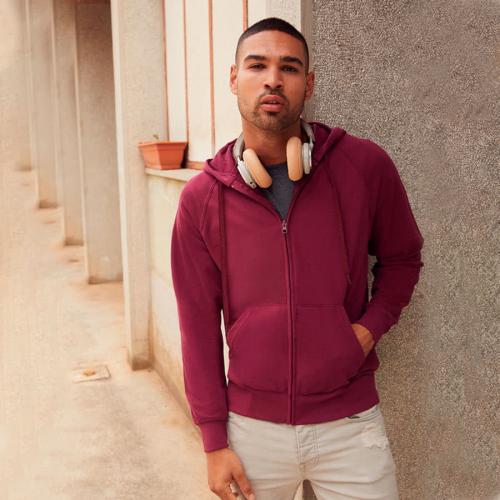 Толстовка без начеса LIGHTWEIGHT HOODED SWEAT JACKET 240; - купить необычные подарки в Воронеже