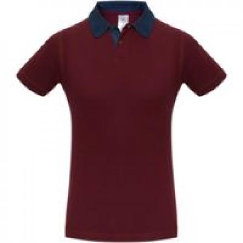 Рубашка поло мужская DNM Forward бордовая