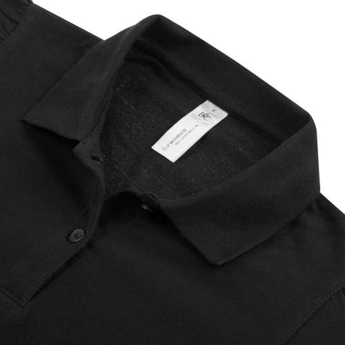 Рубашка поло женская Heavymill черная; - купить необычные сувениры в Воронеже