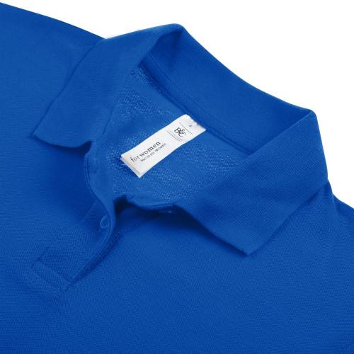Рубашка поло женская ID.001 ярко-синяя; - купить необычные сувениры в Воронеже