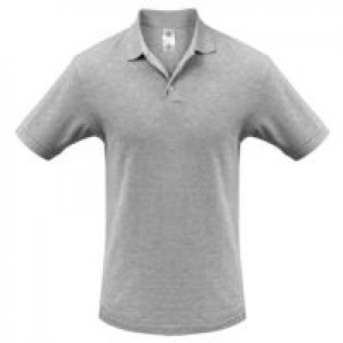 Рубашка поло Heavymill серый меланж
