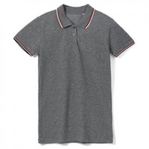 Рубашка поло женская Paname Women, черный меланж