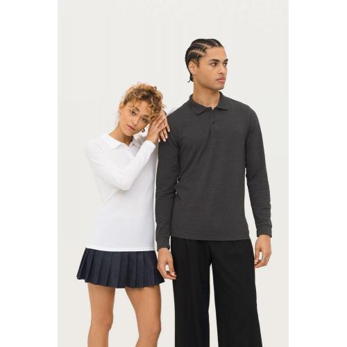 Рубашка поло мужская с длинным рукавом Perfect LSL Men; - купить подарки с логотипом в Воронеже