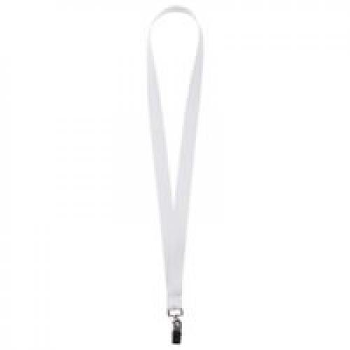 Лента для бейджа Neckband, белая