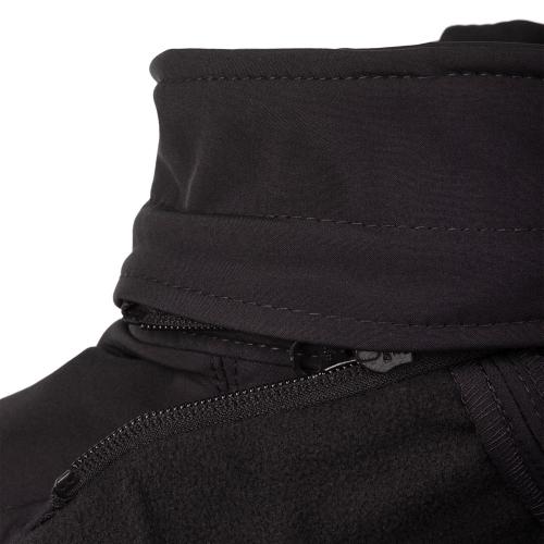 Куртка мужская Hooded Softshell черная; - купить именные сувениры в Воронеже