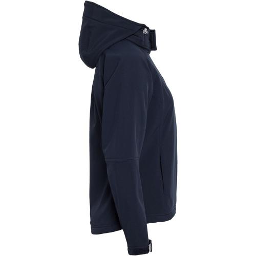 Куртка женская Hooded Softshell темно-синяя; - купить необычные подарки в Воронеже