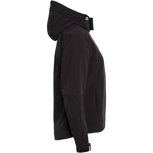 Куртка женская Hooded Softshell черная; - купить необычные подарки в Воронеже