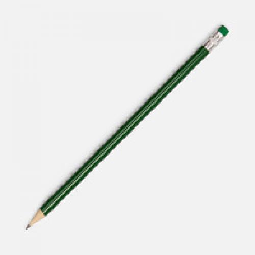Карандаш простой Hand Friend с ластиком, зеленый