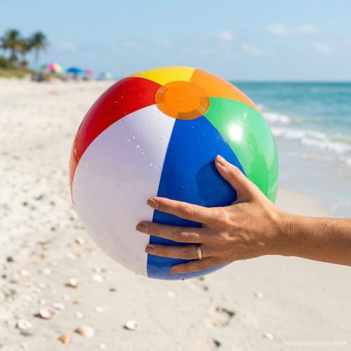 Надувной пляжный мяч Sunny Fun; - купить необычные сувениры в Воронеже