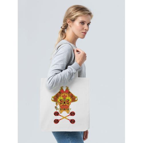 Холщовая сумка Yo Ho Hohloma; - купить именные сувениры в Воронеже