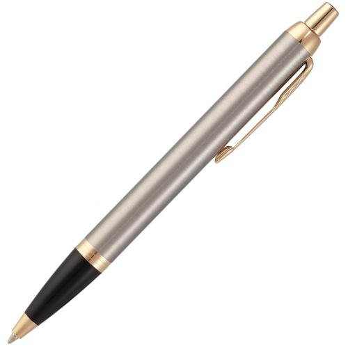 Ручка шариковая Parker IM Core K321 Brushed Metal GT M; - купить необычные сувениры в Воронеже