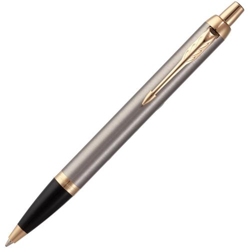 Ручка шариковая Parker IM Core K321 Brushed Metal GT M; - купить именные сувениры в Воронеже