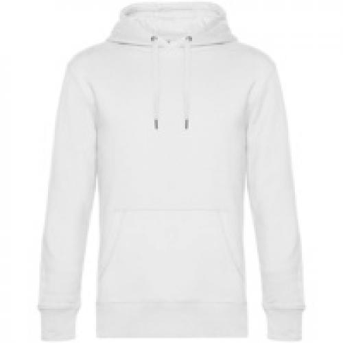 Толстовка с капюшоном унисекс King, белая