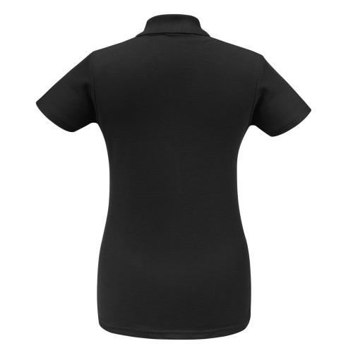 Рубашка поло женская ID.001 черная; - купить необычные подарки в Воронеже