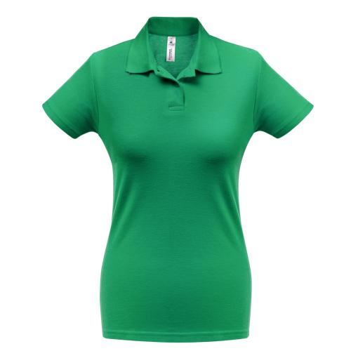 Рубашка поло женская ID.001 зеленая; - купить бизнесс-сувениры в Воронеже