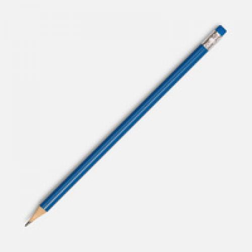 Карандаш простой Hand Friend с ластиком, синий