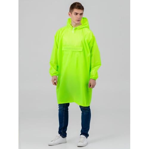 Дождевик-анорак Alatau, желтый неон; - купить подарки с логотипом в Воронеже