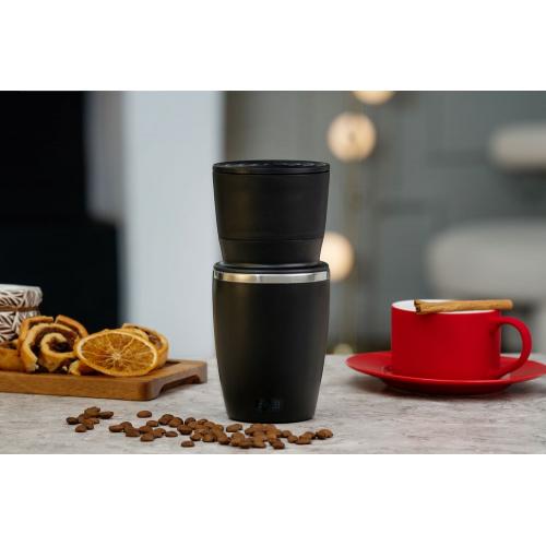 Капельная кофеварка Fanky 3 в 1, черная; - купить именные сувениры в Воронеже