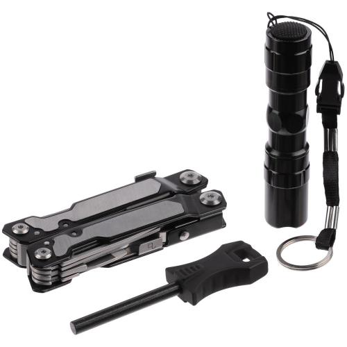 Набор Forster: мультиинструмент, фонарик, огниво; - купить необычные подарки в Воронеже