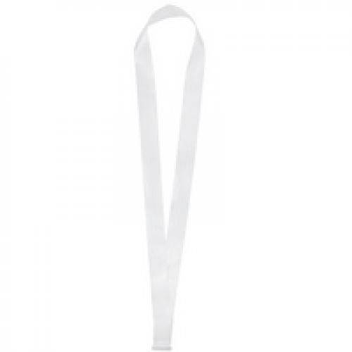 Лента для медали с пряжкой Ribbon, белая