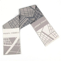 Шарф на заказ Tricksy Light, M, полушерсть