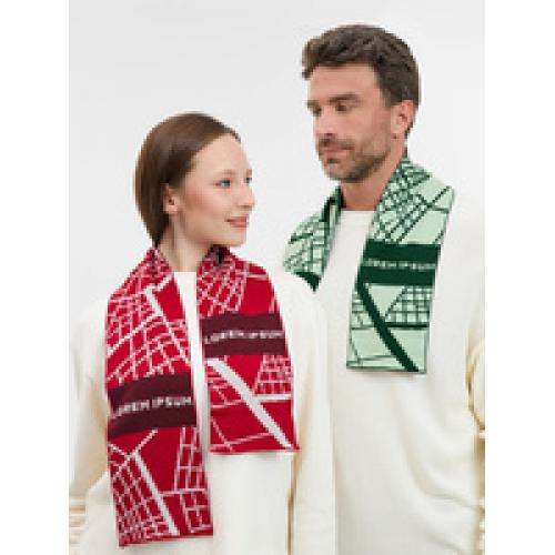 Шарф на заказ Tricksy Light, XL, акрил