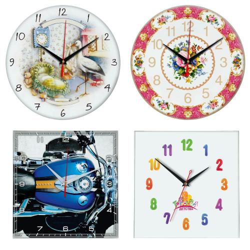 Часы стеклянные на заказ Time Wheel; - купить бизнесс-сувениры в Воронеже