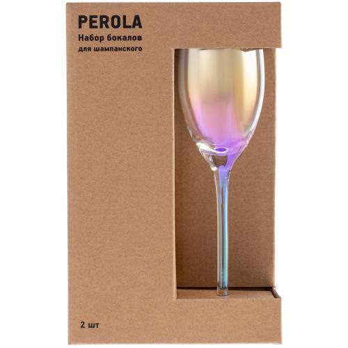 Набор из 2 бокалов для шампанского Perola; - купить бизнесс-сувениры в Воронеже