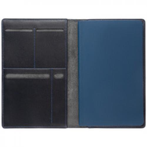 Еженедельник-портфолио Remini, недатированный, темно-синий