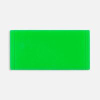 Лейбл из ПВХ Dzeta, XS, зеленый неон