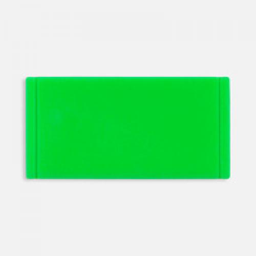 Лейбл из ПВХ Dzeta, XS, зеленый неон