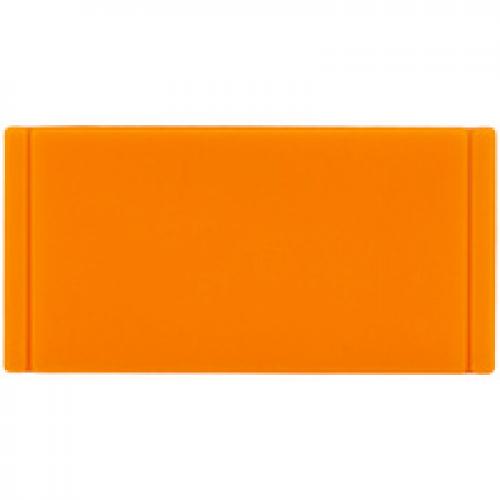 Лейбл из ПВХ Dzeta, XS, оранжевый неон