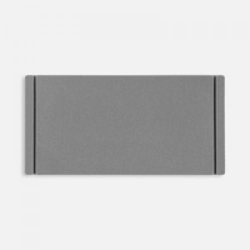 Лейбл из ПВХ Dzeta, XS, серый